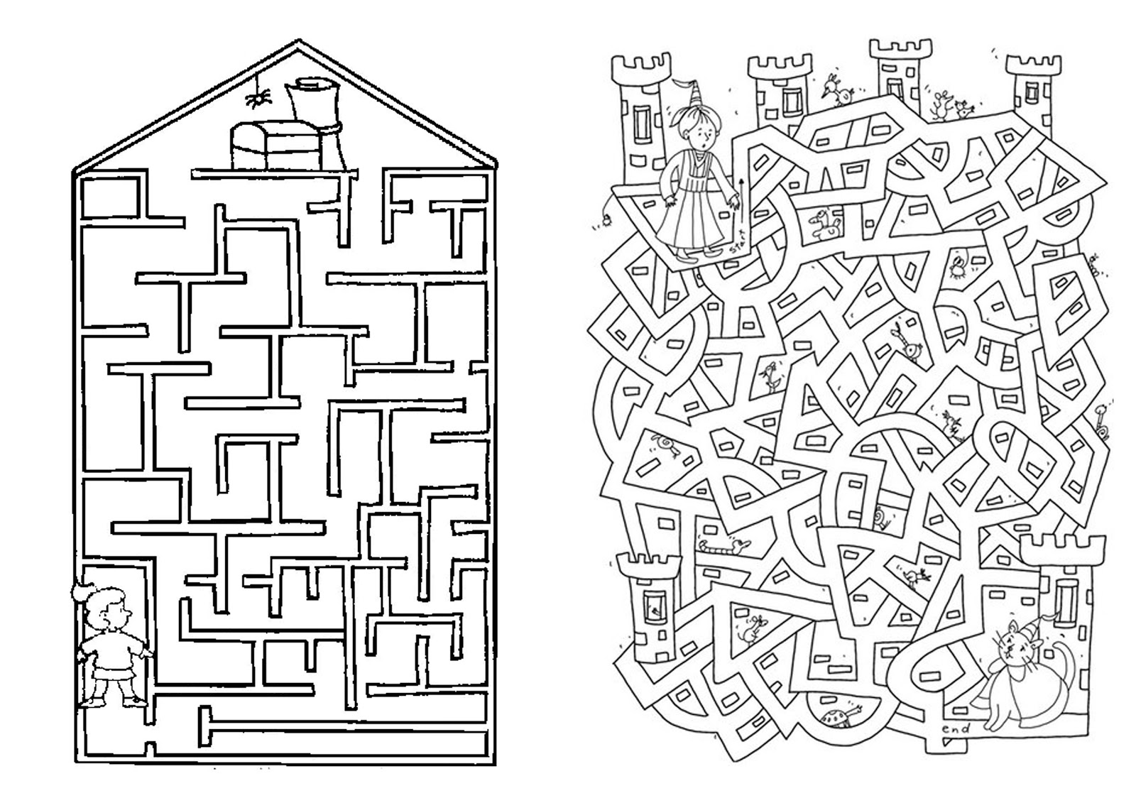 Лабиринт раскраска для детей 5 6 лет картинки