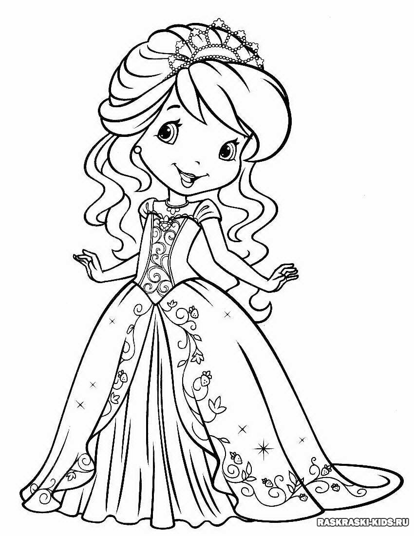 Шарлотта Земляничка в платье принцессы
